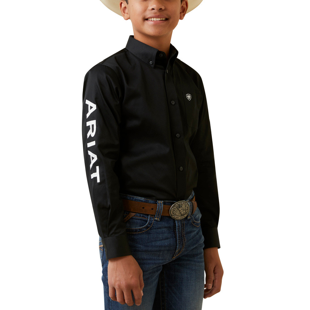 Ariat Team Logo Ariat Button Shirt Ariat Boys Team Logo Shirt