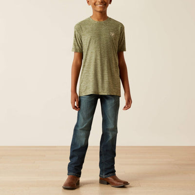 Ariat Boys Tree Bark Camo Charger T-Shirt