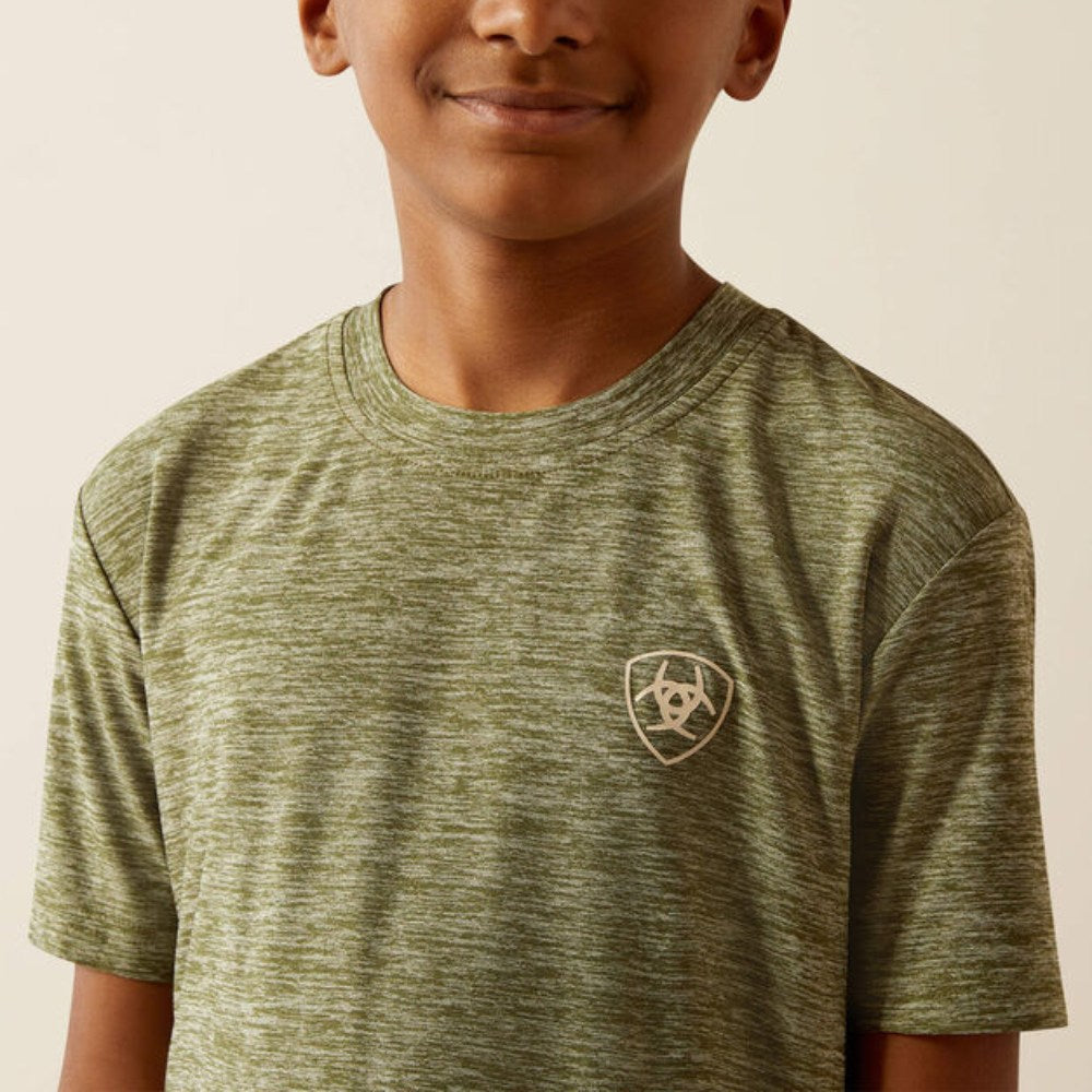 Ariat Boys Tree Bark Camo Charger T-Shirt