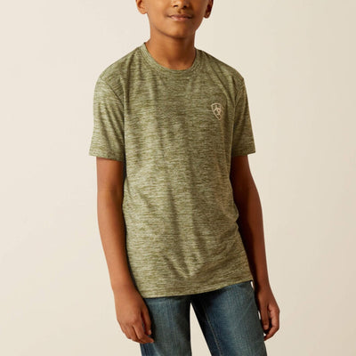 Ariat Boys Tree Bark Camo Charger T-Shirt