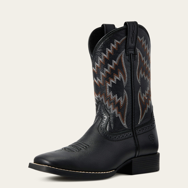Boys black western boots shop