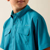 Ariat Boys VentTEK Outbound Shirt Blue Moon Turquoise - 10073499