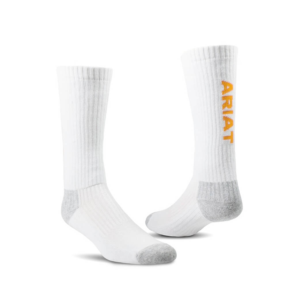 Ariat Cotton Mid Calf 3 Pack Socks - AR2294