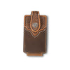 Ariat Genuine Leather Cell Phone Case Brown - A0603902