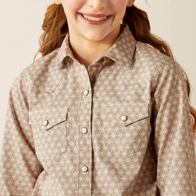 Ariat Girls Bella Printed Shirt