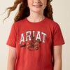 Ariat Girls Cowgirl Rider T-Shirt Tabasco - 10071701