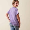 Ariat Girls Dirt is Glitter T-Shirt Lavender - 10078381