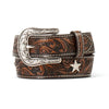 Ariat Girls Embossed Scrolling Belt Brown - A1308502