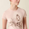 Ariat Girls Ethereal Equine T-Shirt Sepia Rose - 10071345