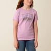 Ariat Girls Farm Patch T-Shirt Lavender - 10071699