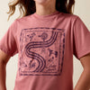 Ariat Girls Farm Quilt T-Shirt Mauvelous - 10078376