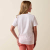 Ariat Girls Horseshoe Western Collage T-Shirt White - 10078387