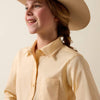 Ariat Girls Kirby Shirt Cornhusk - 10073492