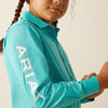 Ariat Girls Team Kirby Blue Western Shirt