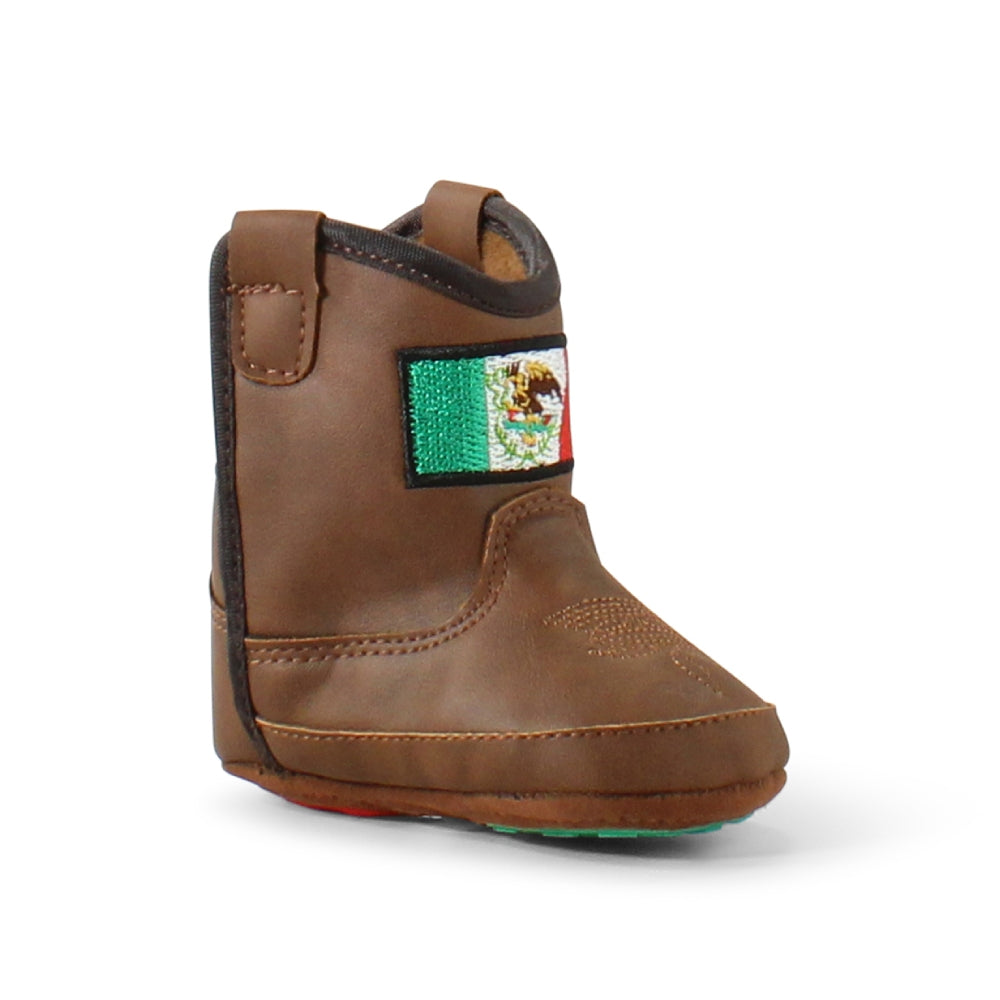 Ariat Infant Lil' Stompers Mexico Flag Western Boots (Sizes: 0 - 4) - A442002702