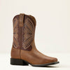 Ariat Kids Ruidoso Western Boots Pearl/Chocolate Brown - 10061136