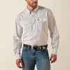 Ariat Men Anthony Classic Fit Snap Shirt White - 10071021