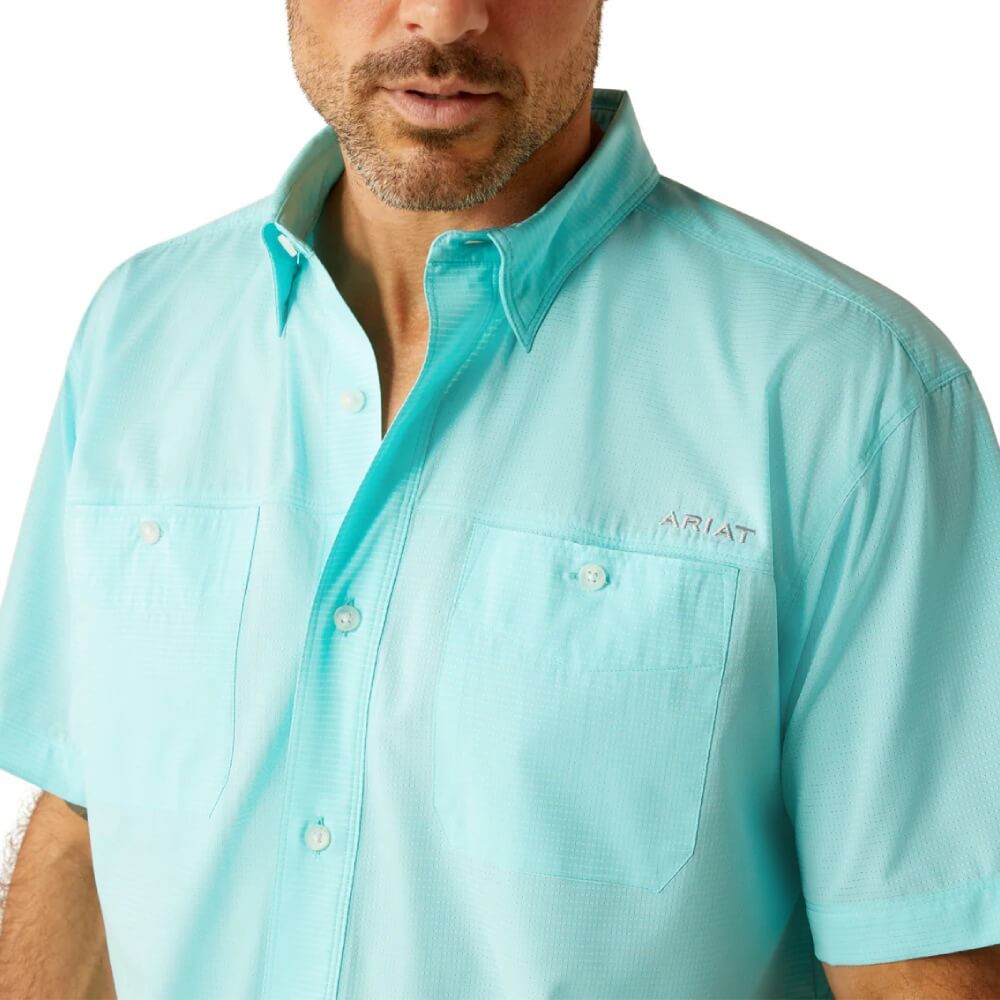 Ariat Mens 360 Airflow Blue Radiance Shirt