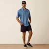 Ariat Mens 360 Airflow Polo Shirt Blissful Blue - 10073509