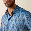 Ariat Mens 360 Airflow Polo Shirt Blissful Blue - 10073509
