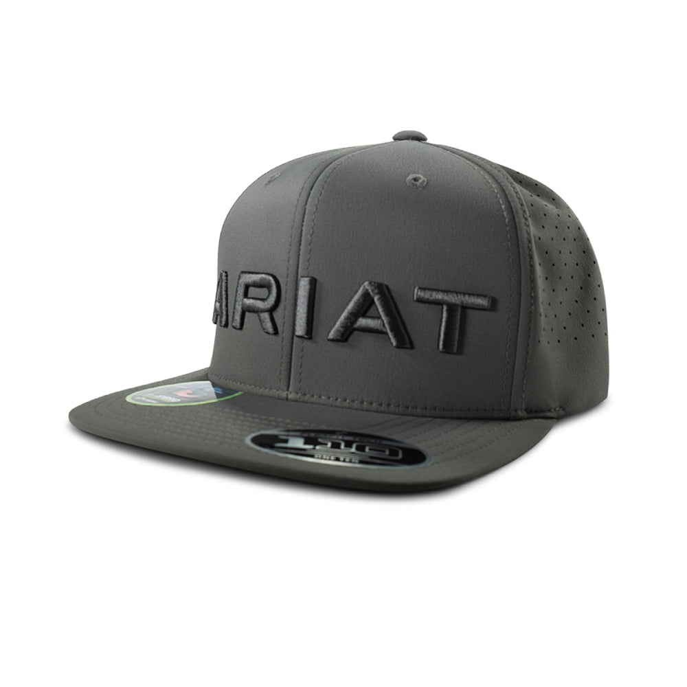 Ariat Mens 3D embroidered Cap Light Grey - A300091707