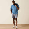 Ariat Mens AC Classic Fit Polo Shirt Captain's Blue - 10071427