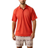 Ariat Mens AC Polo Shirt Paprika Red - 10071428