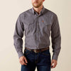 Ariat Mens Adonis Classic Fit Snap Shirt Navy Plaid - 10071022