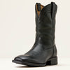 Ariat Mens Alden Wide Square Toe Western Boots Eclipse Black - 10074245