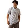Ariat Mens All Over Print Fitted Polo Shirt White Geo - 10076067