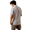 Ariat Mens All Over Print Fitted Polo Shirt White Geo - 10076067