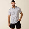Ariat Mens All Over Print Fitted Polo Shirt