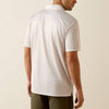 Ariat Mens All Over Print Polo Shirt Moonbeam - 10071496