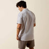 Ariat Mens All Over Print Polo Shirt White Multi - 10076068