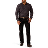 Ariat Mens Allen Fitted Snap Shirt Black - 10071023