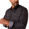 Ariat Mens Allen Fitted Snap Shirt Black - 10071023