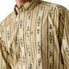 Ariat Mens Almond Oil Stripe Serape Stephon Shirt - 10073595