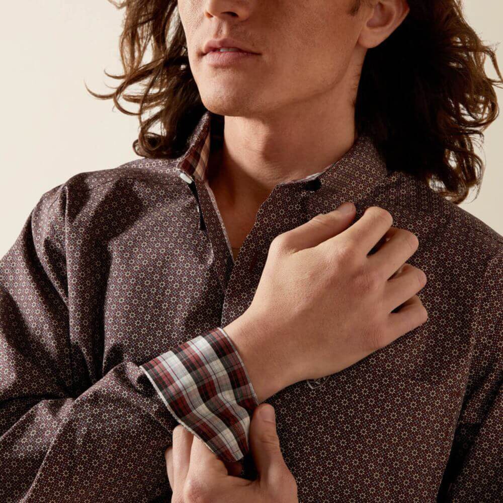 Ariat Mens Arthur Classic Fit Shirt Brown - 10065779