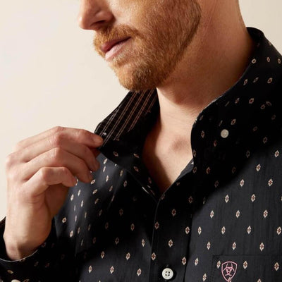 Ariat Mens Asher Classic Fit Shirt Black - 10065780