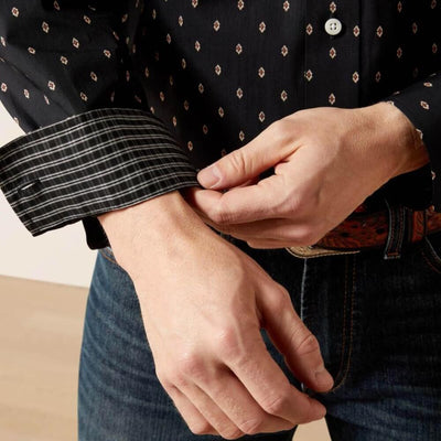 Ariat Mens Asher Classic Fit Shirt Black - 10065780