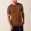 Ariat Mens BBQ Smoke Classic Fit T-Shirt Soft Silt - 10071197