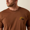 Ariat Mens BBQ Smoke Classic Fit T-Shirt Soft Silt - 10071197