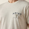 Ariat Mens Bandana Bandit T-Shirt Oatmeal Heather - 10080586