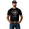 Ariat Mens Barn Shield Classic Fit T-Shirt Black - 10061461