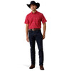 Ariat Mens Barth Paisley Print Shirt Tango Red - 10073531