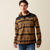 Ariat Mens Basis Fleece Pullover Kangaroo Serape Southwest - 10079375
