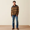Ariat Mens Basis Fleece Pullover Kangaroo Serape Southwest - 10079375