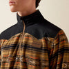 Ariat Mens Basis Fleece Pullover Kangaroo Serape Southwest - 10079375