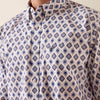 Ariat Mens Baxter Classic Fit Shirt White  - 10073527