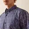 Ariat Mens Bill Classic Fit Shirt Evening Blue - 10073524